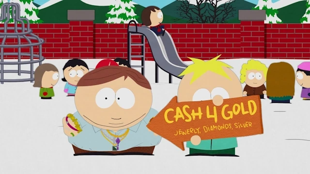 16 сезон 2 серия: Деньги в обмен на золото Южный Парк смотреть онлайн